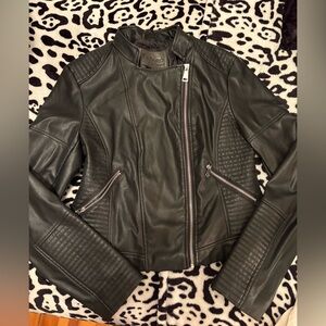 Cavalini Women's Black Leather Jacket